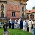 Loreta Rumburk při slavnosti Porciunkule před scénou Zvěstování Panně Marii, foto Jiří Stejskal